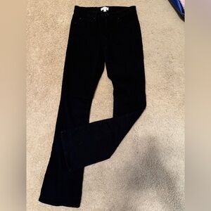 Kendall & Kylie Black Denim Stretch Jeans Straight Leg size 5/6